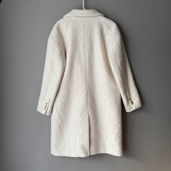 BCBGMAXAZRIA sz M off white heavy winter Coat - Picture 7 of 10